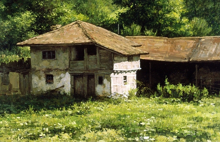 Nikolo.Balkanski风景画